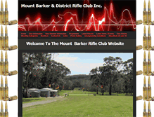 Tablet Screenshot of mountbarkeranddistrictrifleclub.com